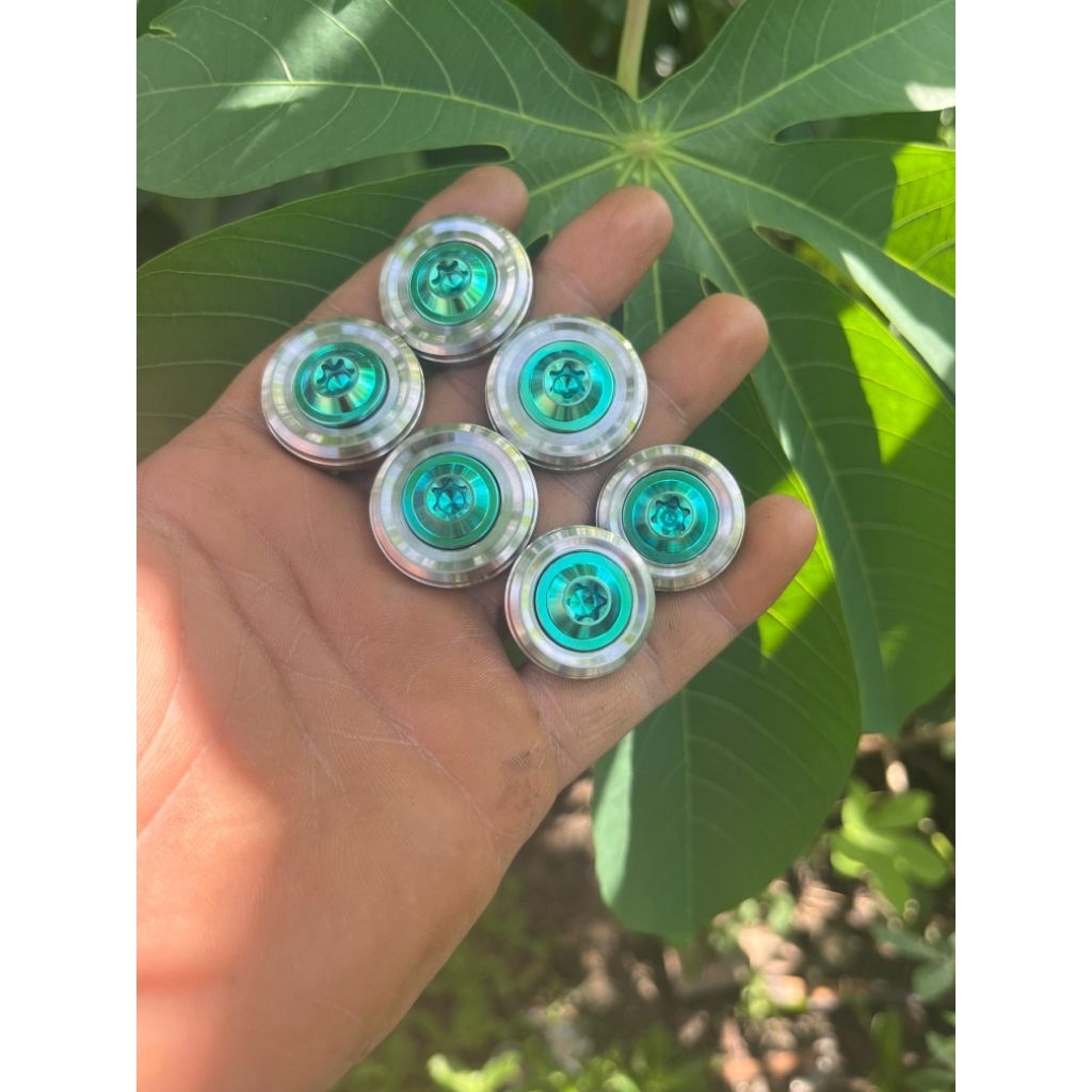 Manisan ring jok cb set baut titanium