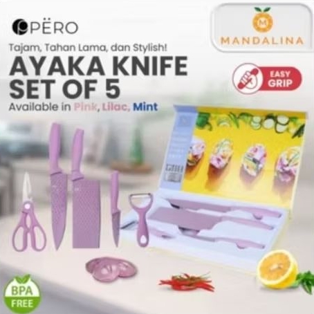 Pero Ayaka knife set of 5