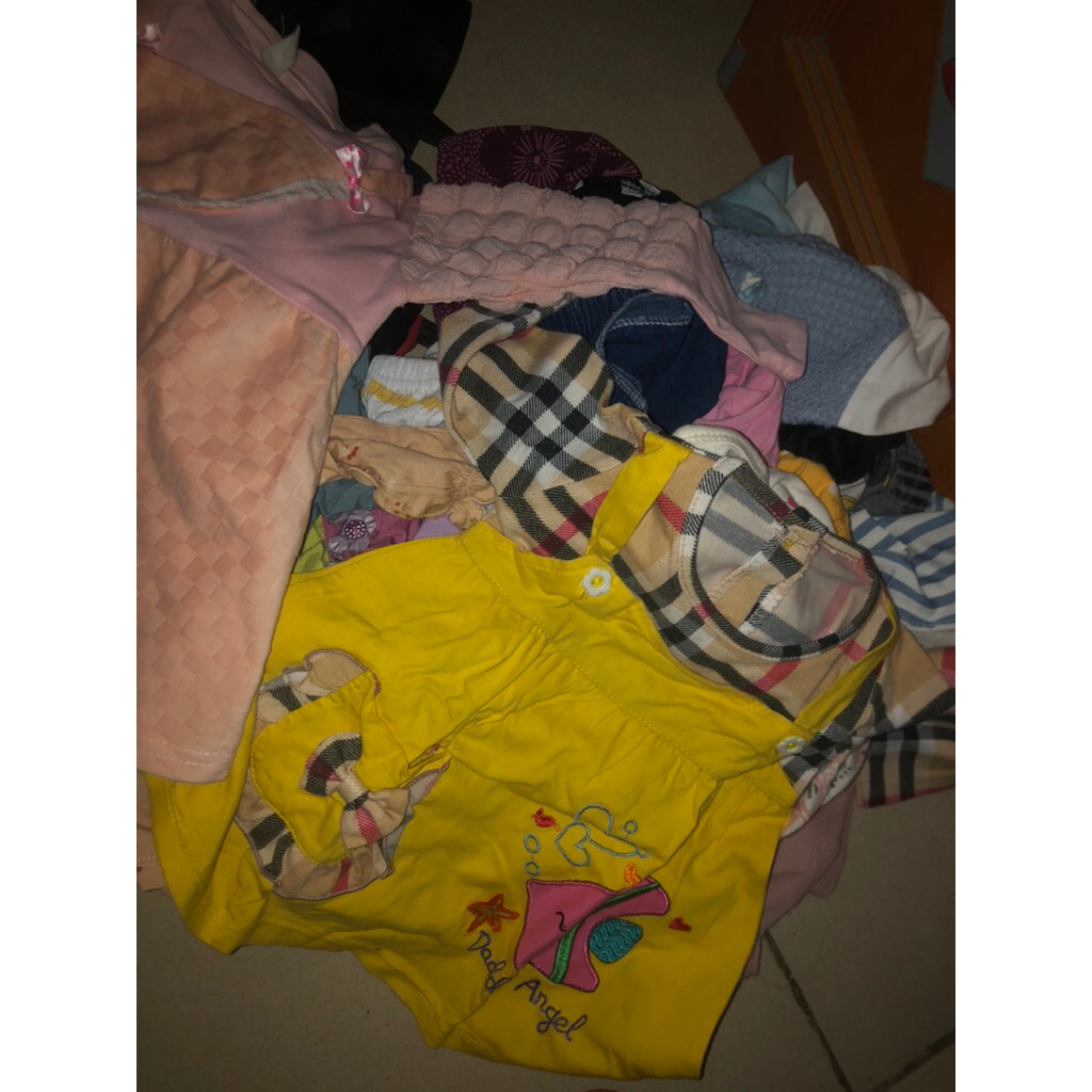 Preloved baju anak prempuan dan bayi serba 5ribu
