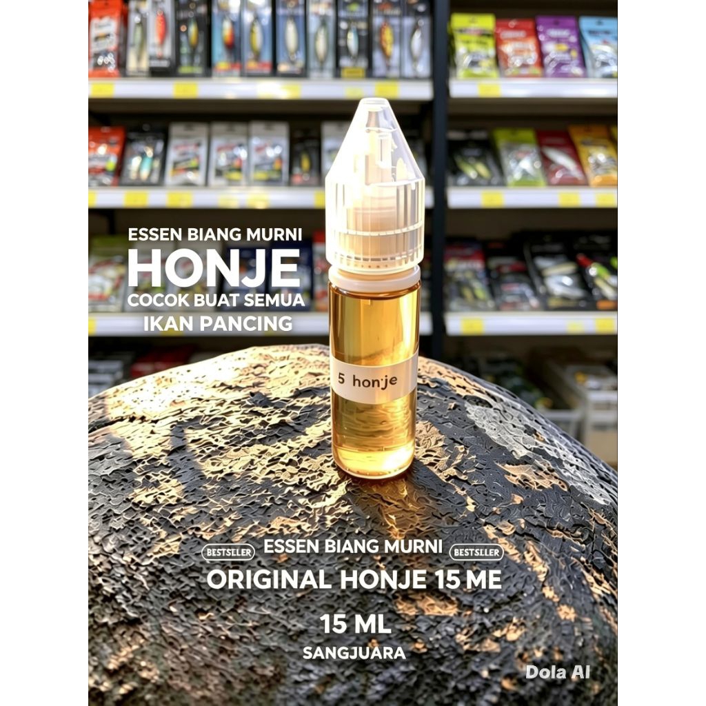 ESSEN BIANG MURNI HONJE ORIGINAL 15 ML GACOR COCOK BUAT SEMUA IKAN PANCING essen biang aroma honje