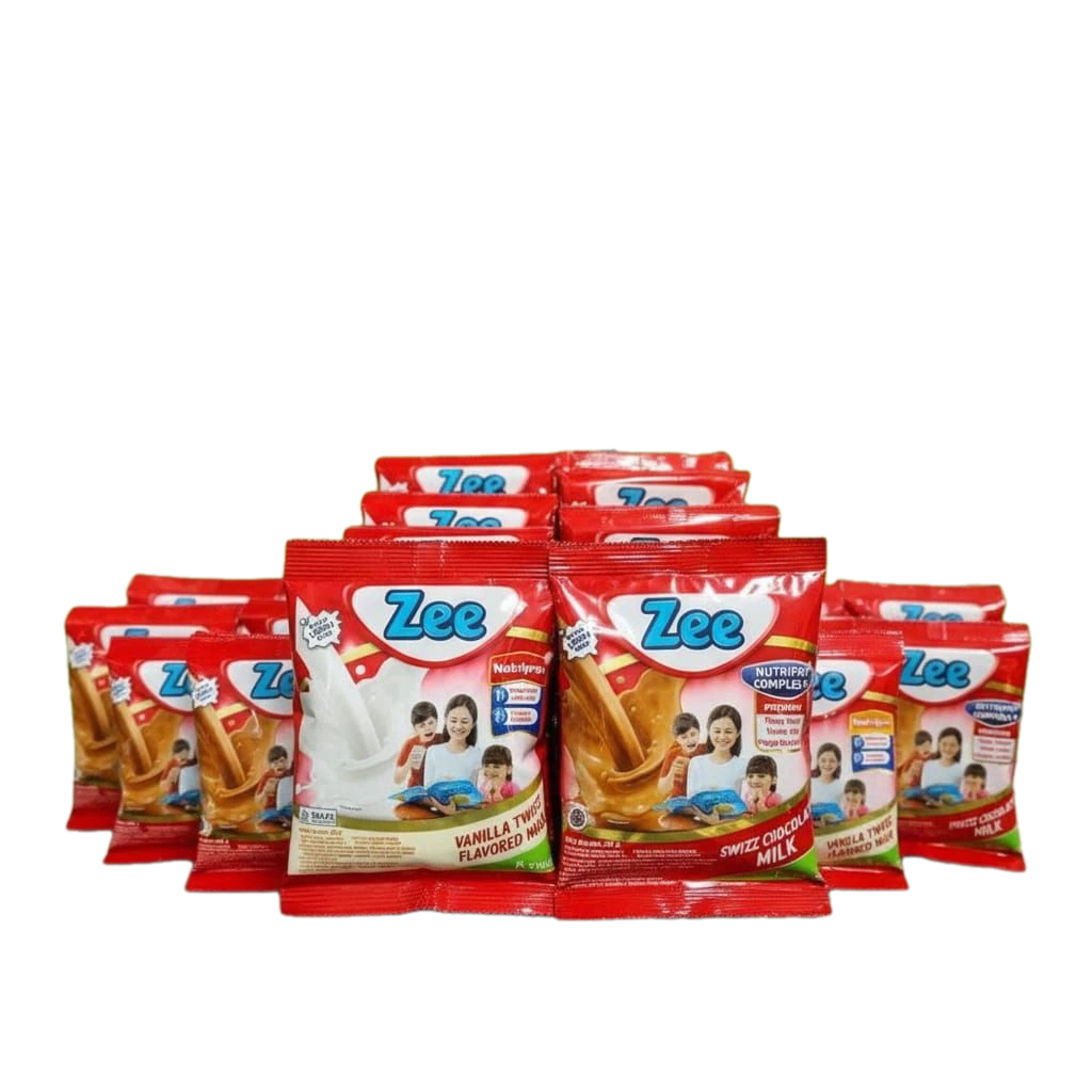 Susu Zee Renceng Coklat Sachet Isi 10 - Nutrisi Optimal untuk Anak 3-12 Tahun