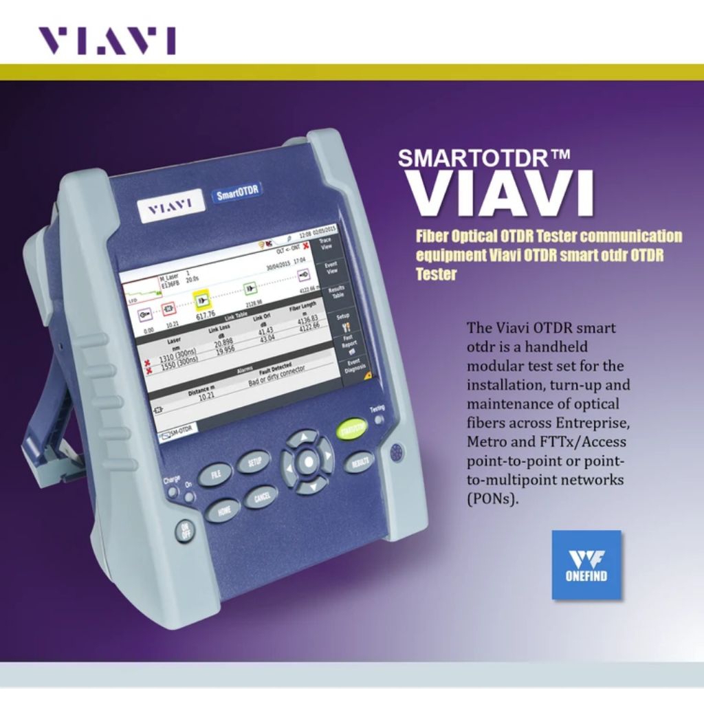 OTDR VIAVI 100AS 2 Lamd Second Like New Gress Optical Domail Reflection Fiber Optik