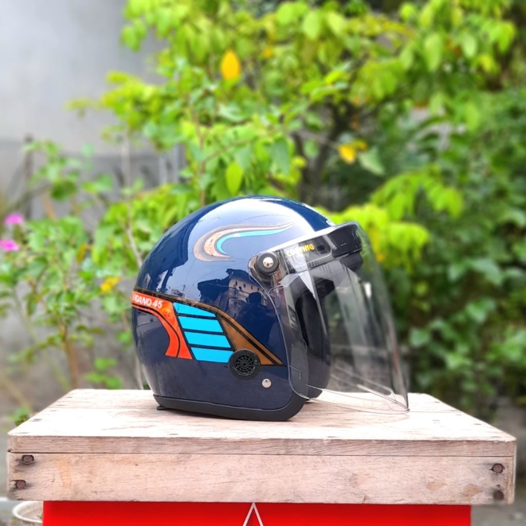 helm vigano | vigano 45 | helm jadul | helm murah