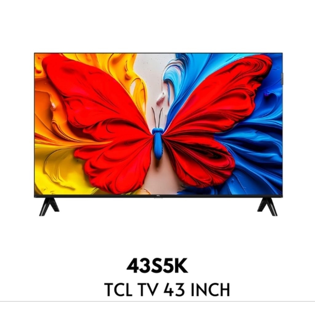 TCL QLED Smart Google TV 43" FHD Dolby Audio 43S5K HDR10 LED TV Frameless DVB-T2 43S