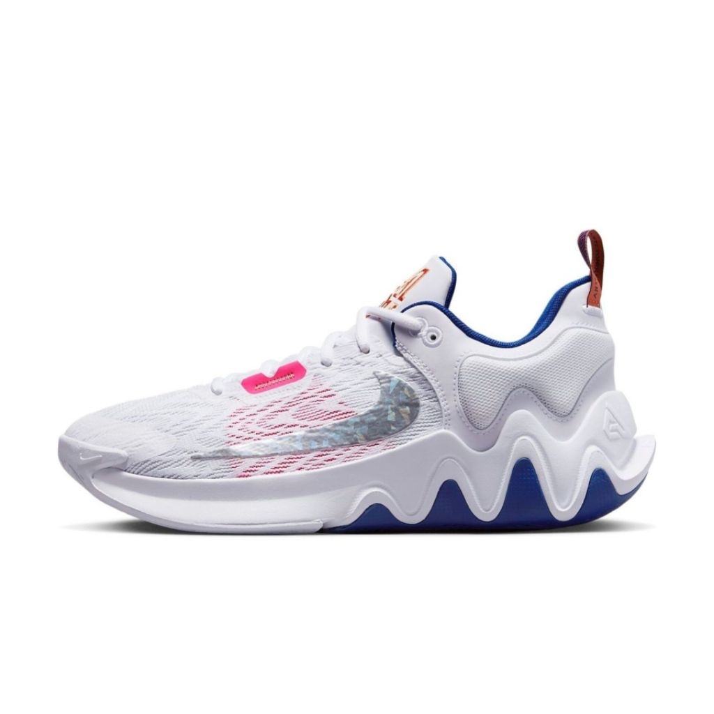 Sepatu Giannis Immortality 2 Basketball Shoes White Deep Royal
