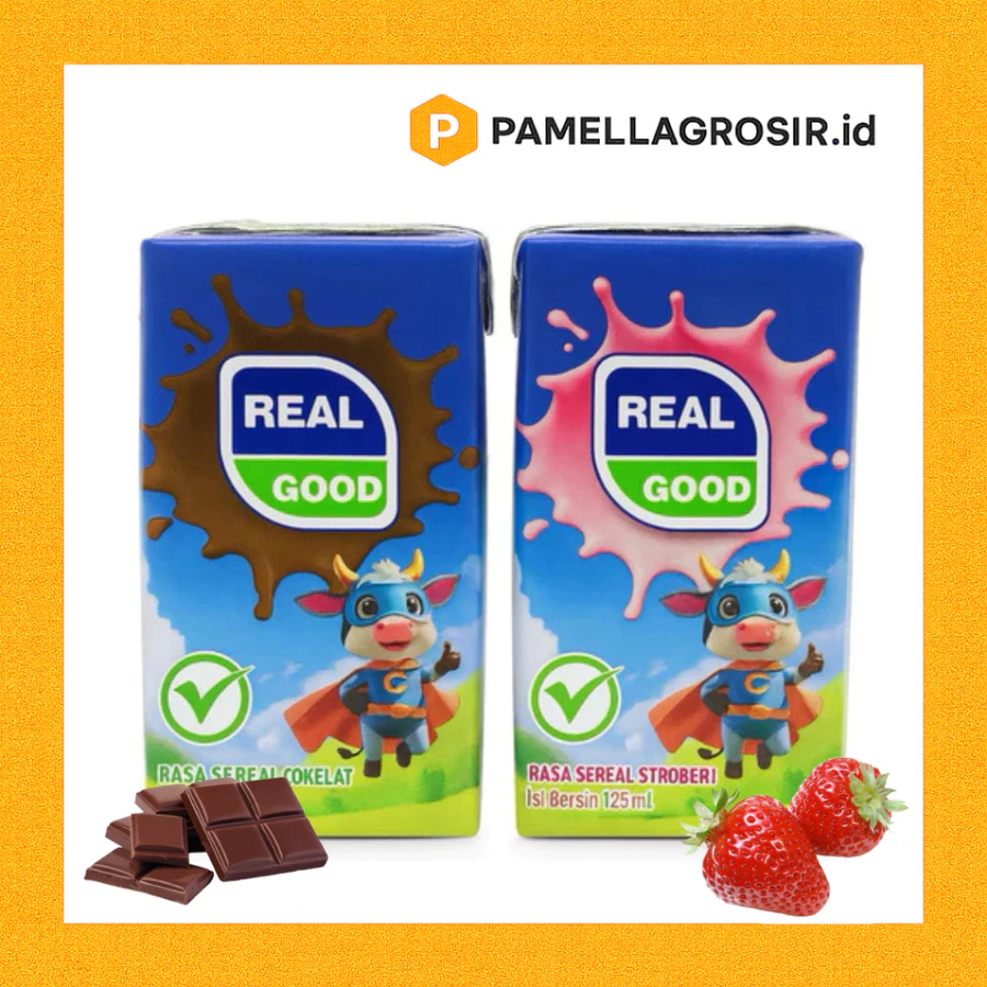 Susu UHT Real Good Kotak - 1 Dus Isi 40
