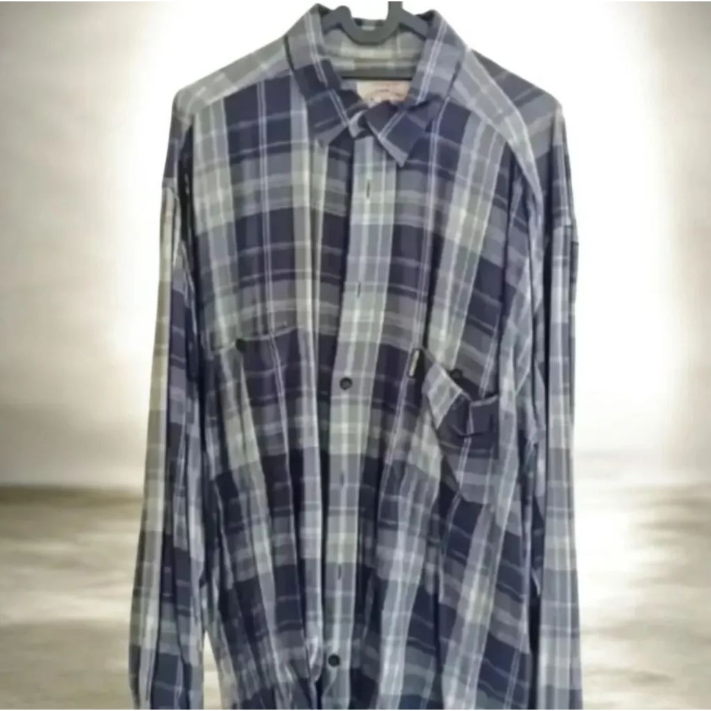 Kemeja Flanel Pria. Merk Armani Exchange