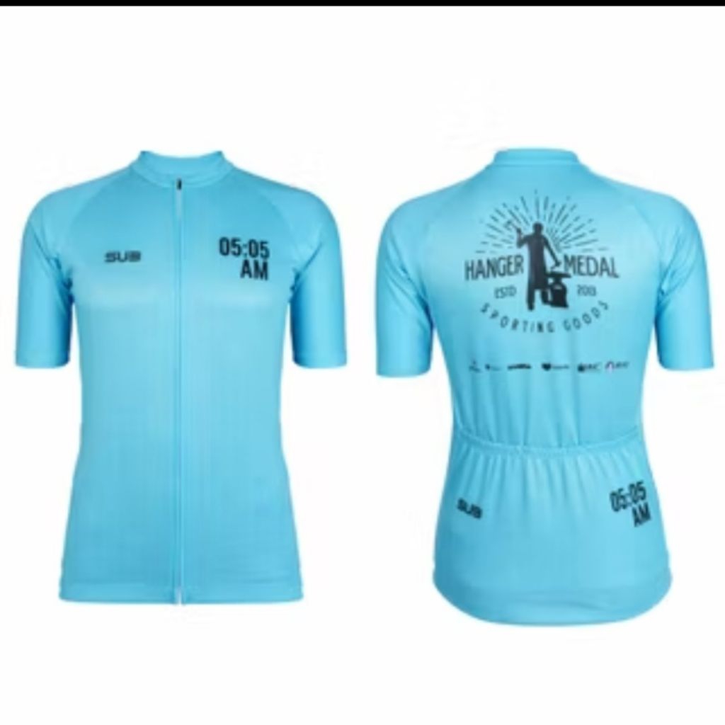 Jersey Sepeda Sub Jersey Elite X Hangermedal Sky Blue Original