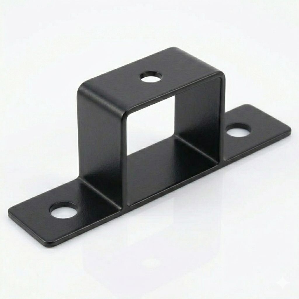 3 cm lebar brecket besi kotak / klem hollow / palang pintu