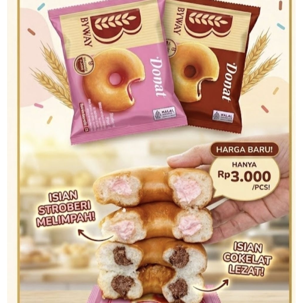 DONAT ROTI BYWAY SATUAN