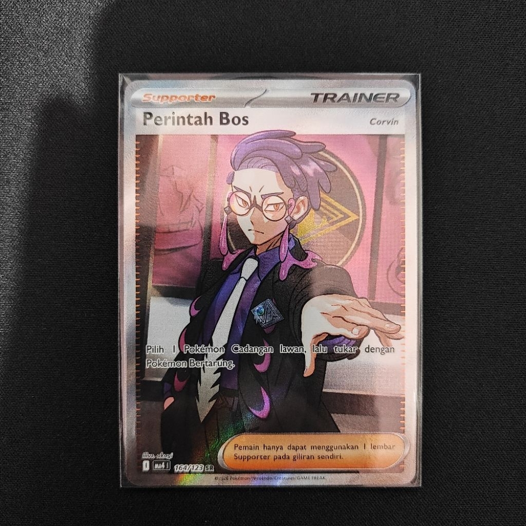 TCG Pokemon SR Supporter Perintah Bos