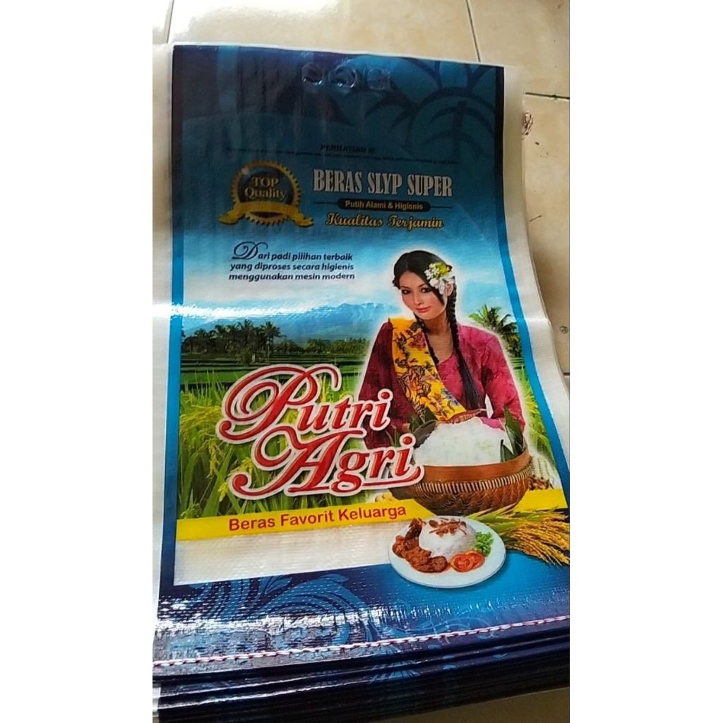 Karung Beras Laminasi Ukuran 10kg
