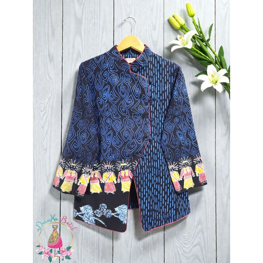 BLUS KEBAYA JANGGAN BATIK JAKARTA ONDEL-ONDEL BETAWI NDARUKU