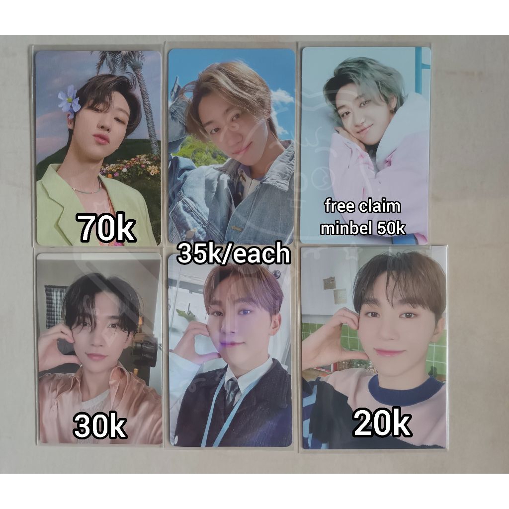 [READY STOCK][BACA DESKRIPSI] Photocard PC Seventeen Joshua The8 Minghao Seungkwan Season's Greeting
