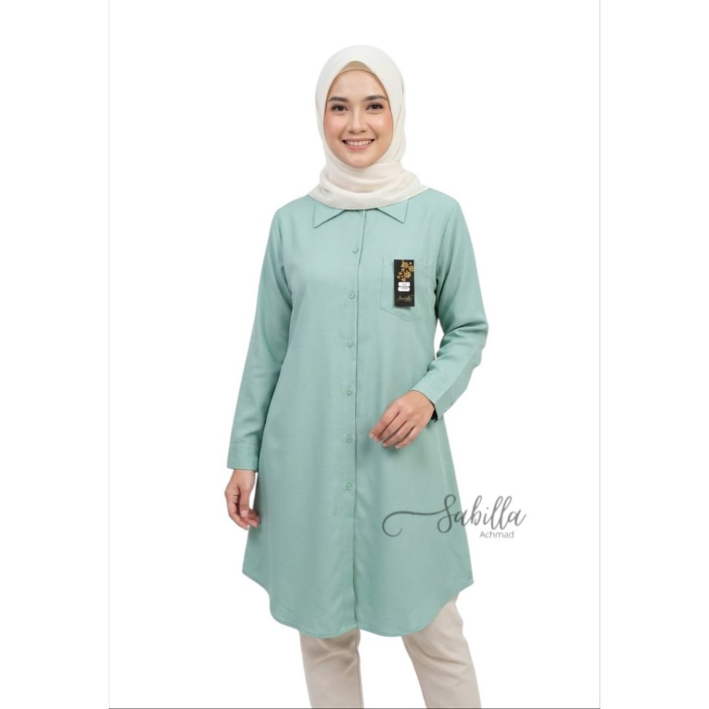 Long Tunik Polos Dewasa Jumbo Katun Rayon & Twill Rayon Premium