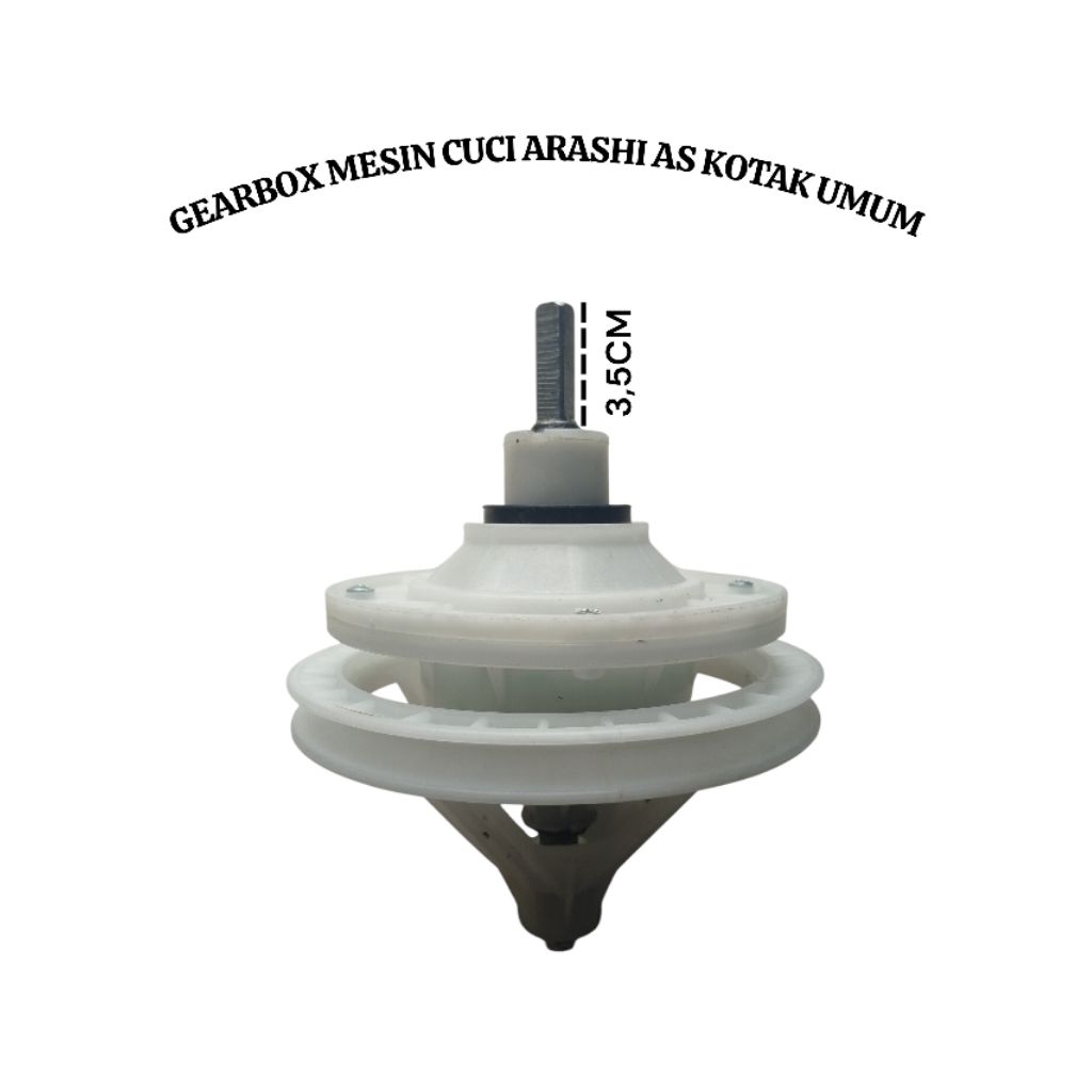 GEARBOX MESIN CUCI ARASHI AS KOTAK