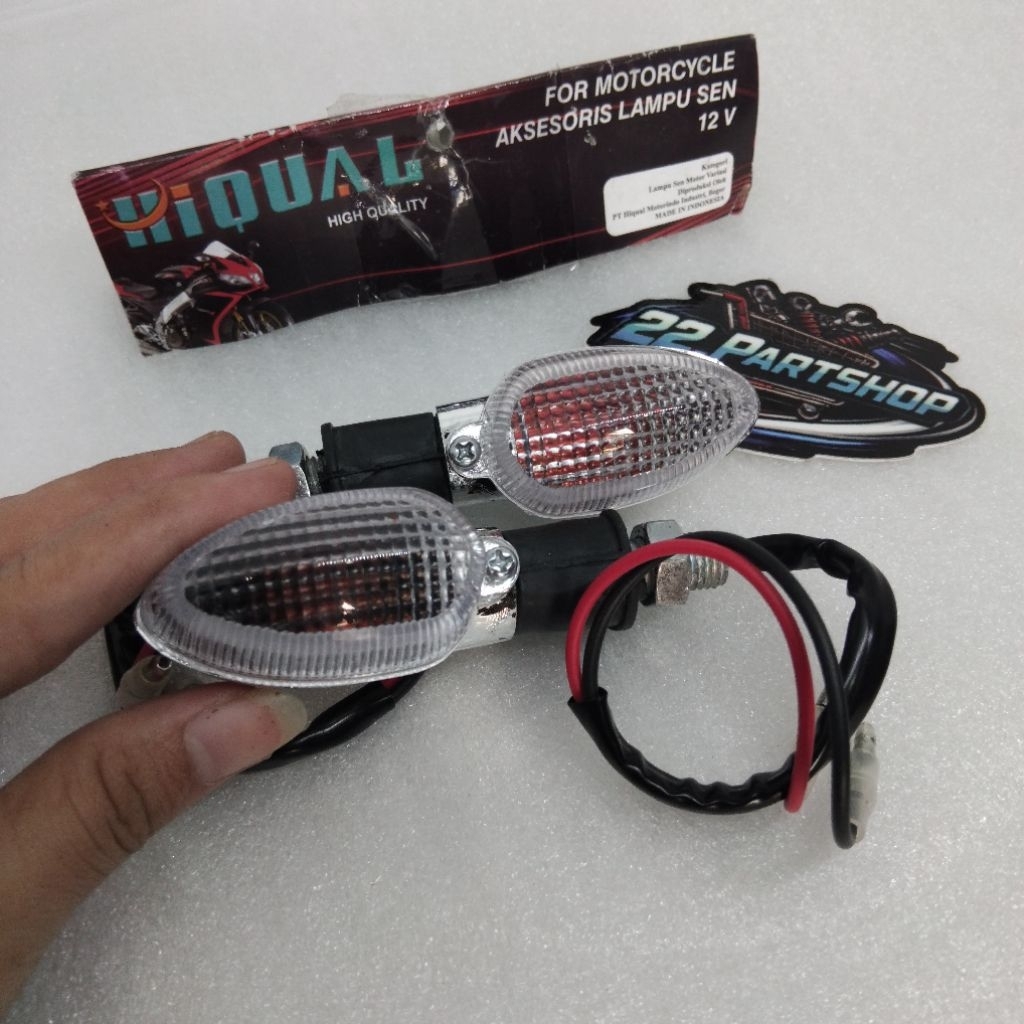 Sein Mini Standar Crome Vixion Old Lampu Sein HiQual All Motor Vixion Tiger Rxking Klx Crf dll