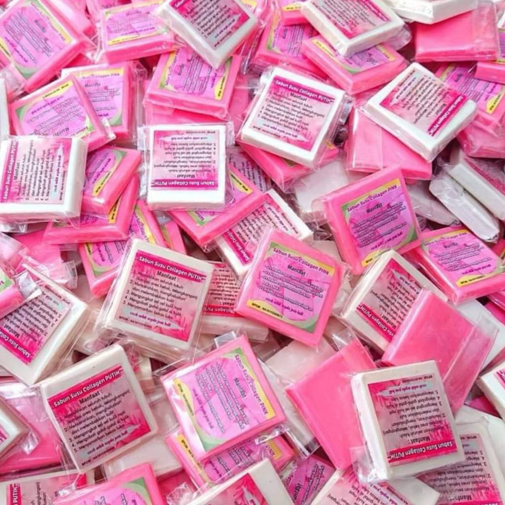 Sabun Susu Collagen Pink