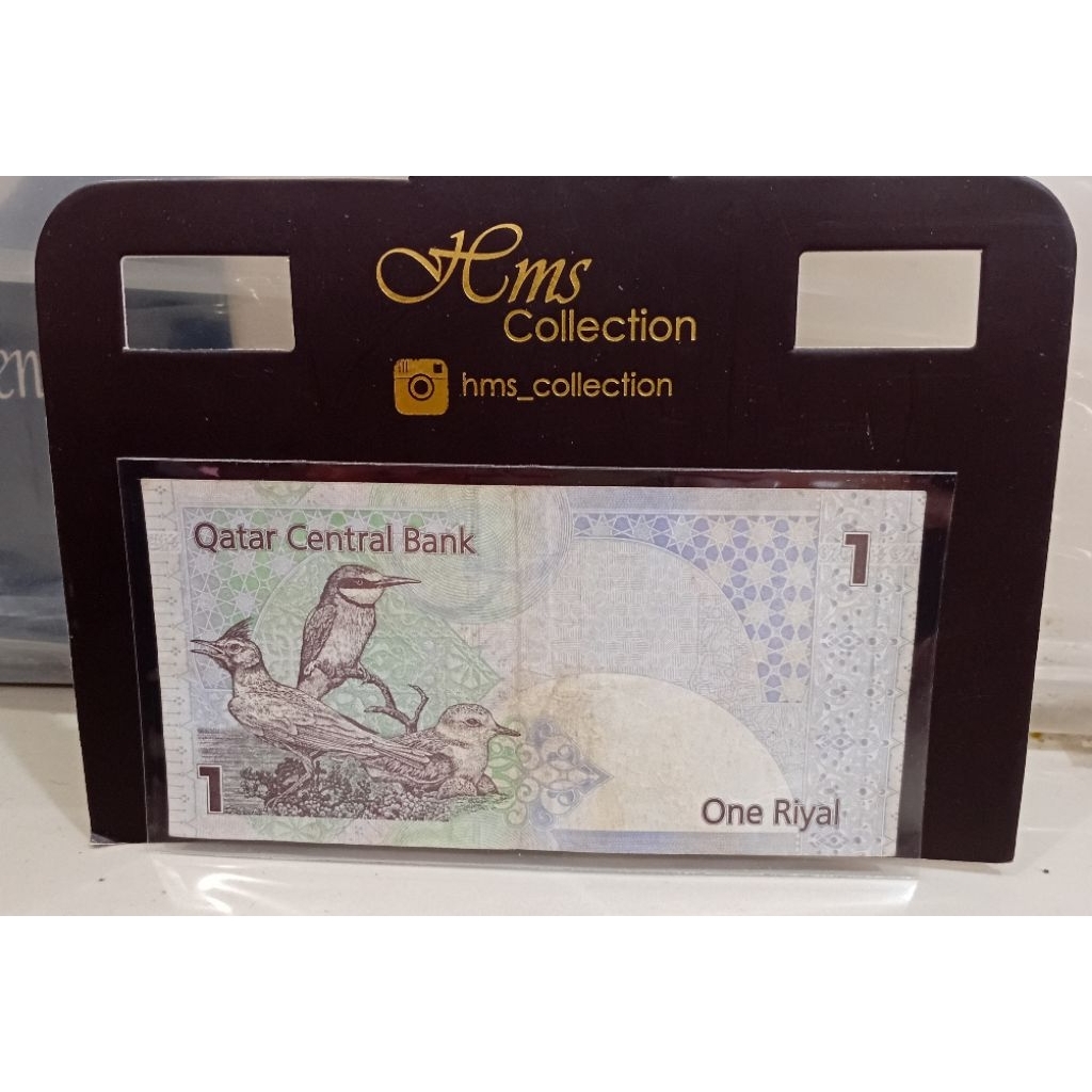 Qatar 1 riyal VF untuk koleksi Numismatik