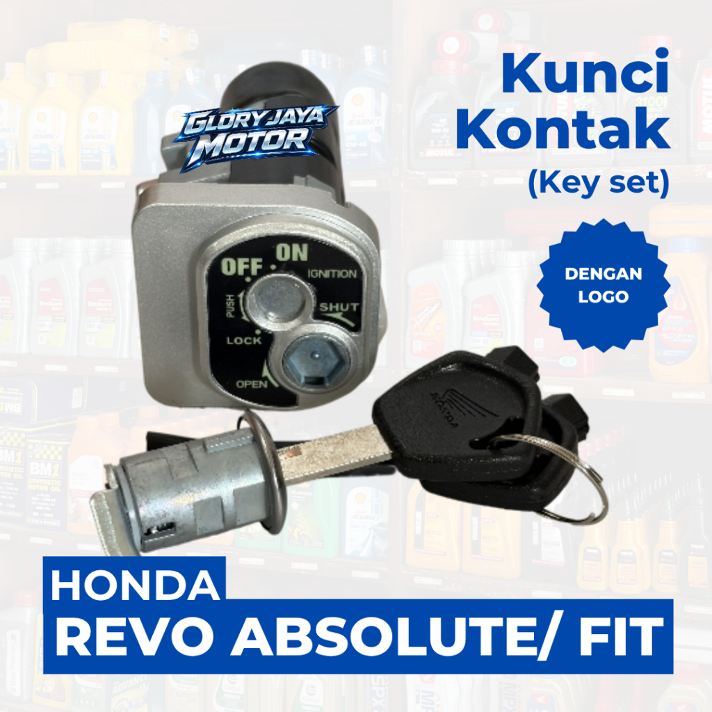 KUNCI KONTAK KEY SET MOTOR HONDA REVO ABSOLUTE / REVO FIT ORI