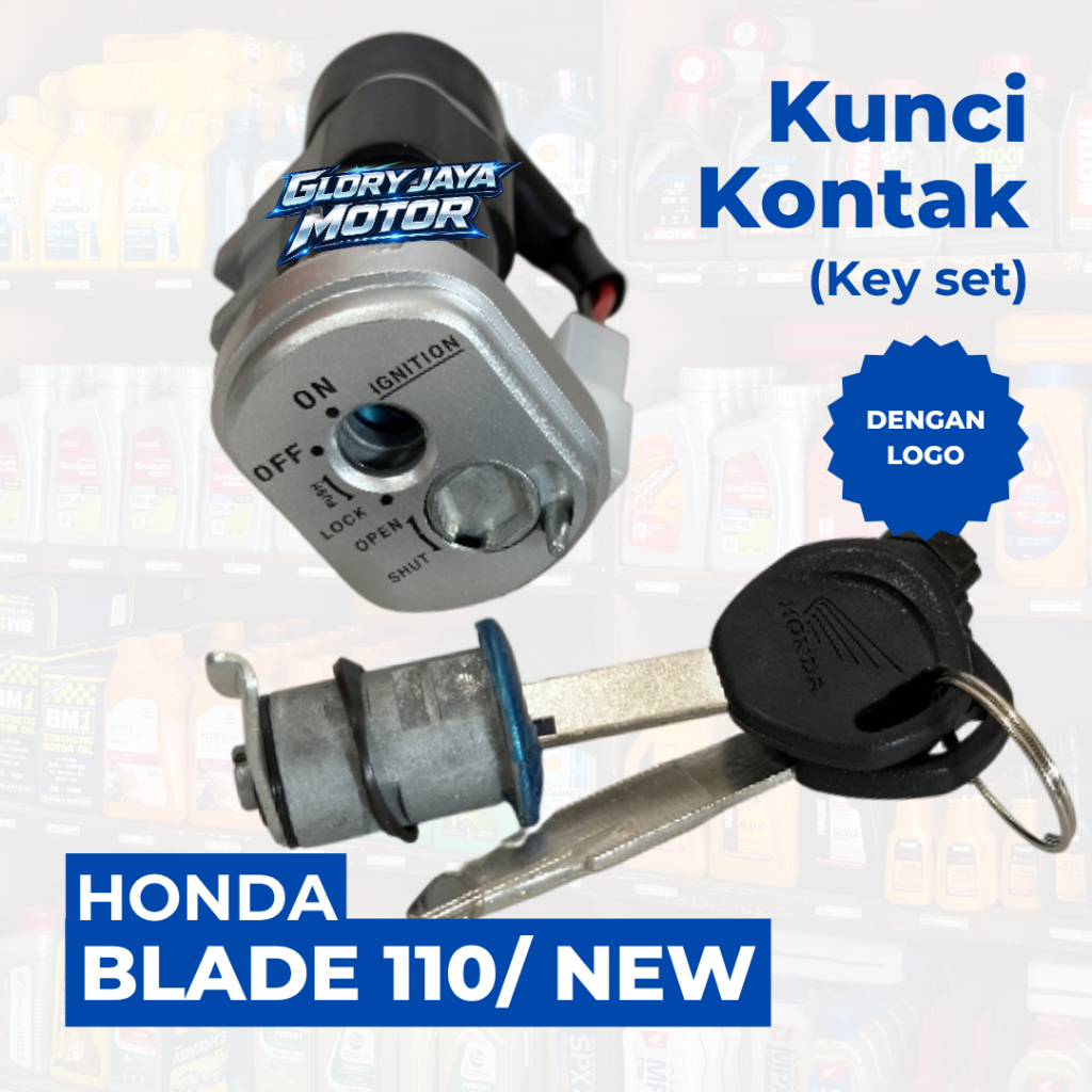 KUNCI KONTAK KEY SET MOTOR HONDA BLADE 110 / BLADE NEW ORI