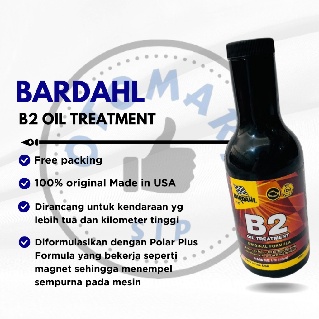 Bardahl Aditif B2 Oil Treatment 350 ML