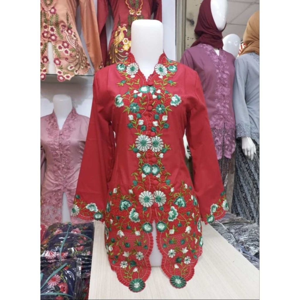 kebaya encim bahan katun premium kebaya dewasa atasan kebaya encim