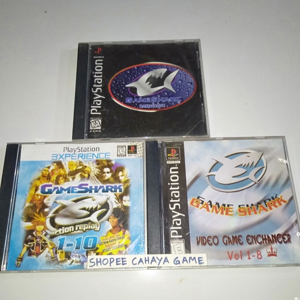 kaset ps1 kopab paketan Game Shark gameshark