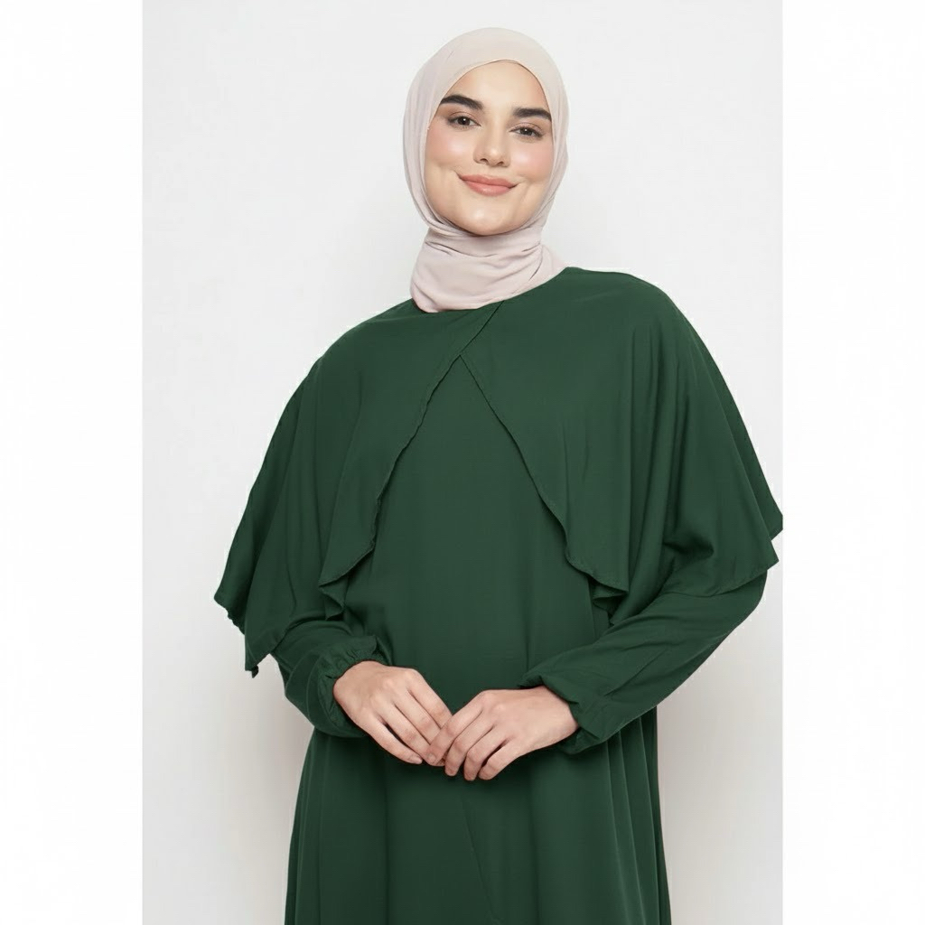 SUNSHINE X ETHENIA | Qhaira Gamis Dress Wanita Bahan Rayon