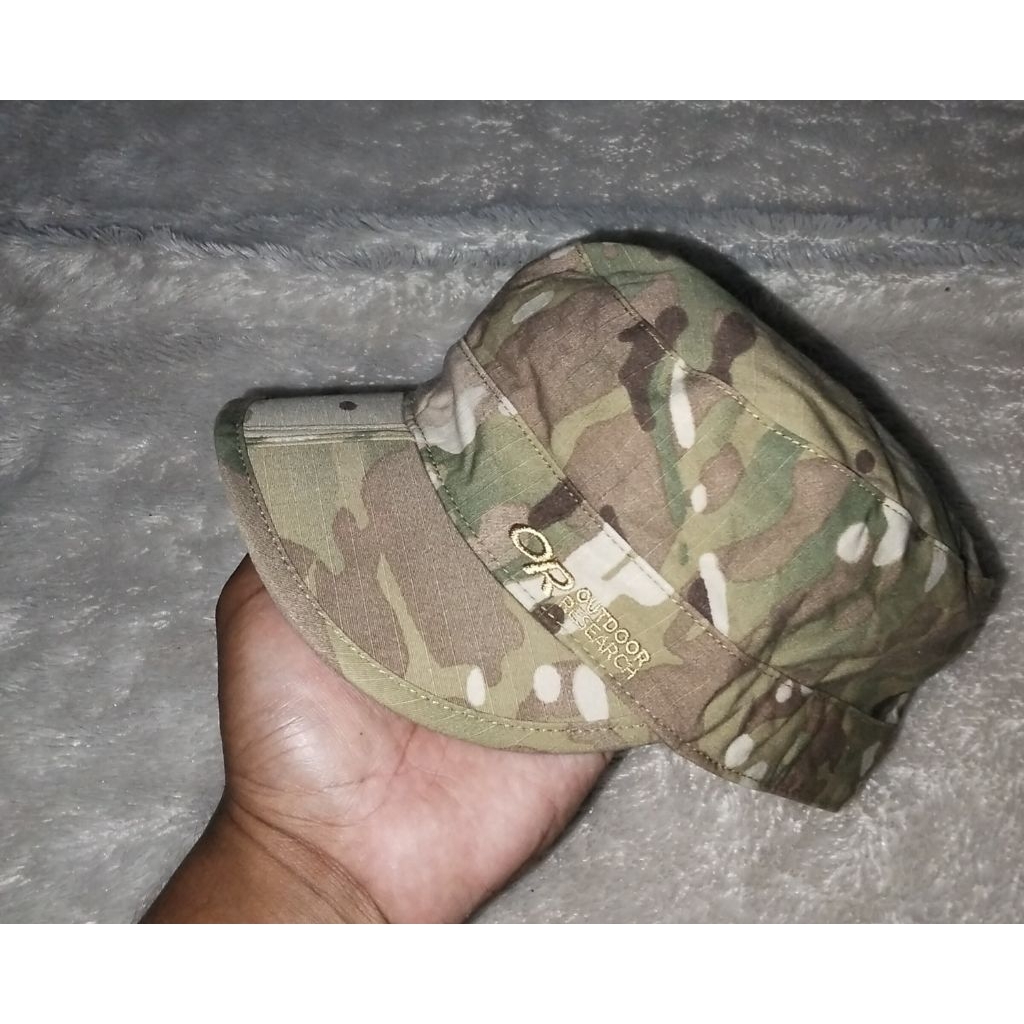 Topi Komando CAMO OUTDOOR RESEARCH visor pendek model lipat Size 55-56cm Second