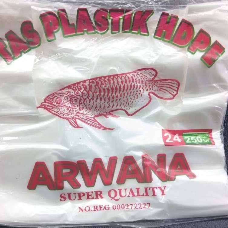KANTONG PLASTIK BENING ARWANA UK 24 PANJANG ( 1 BKS )