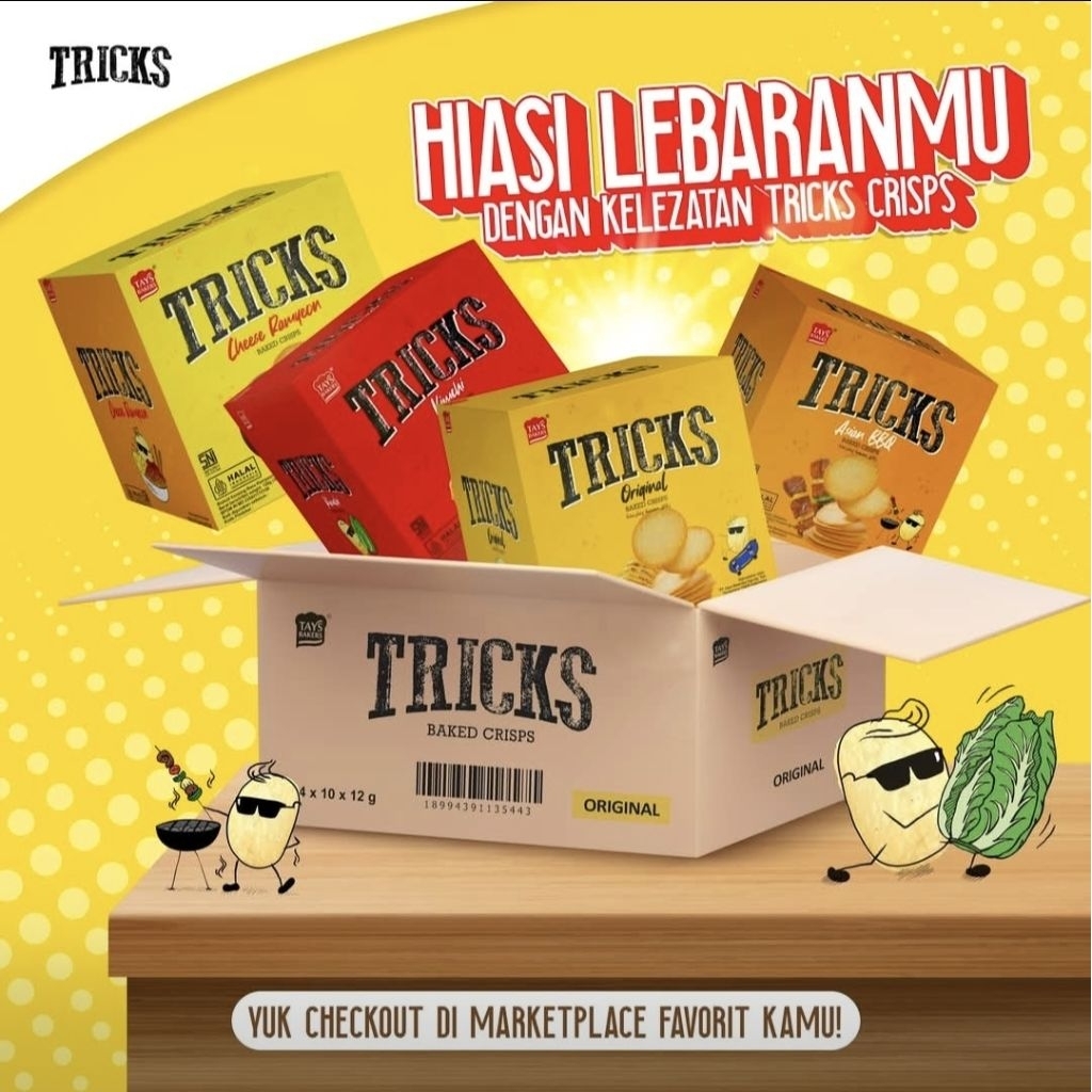 Tricks Snack Asian BBQ/ ORIGINAL 1 dus