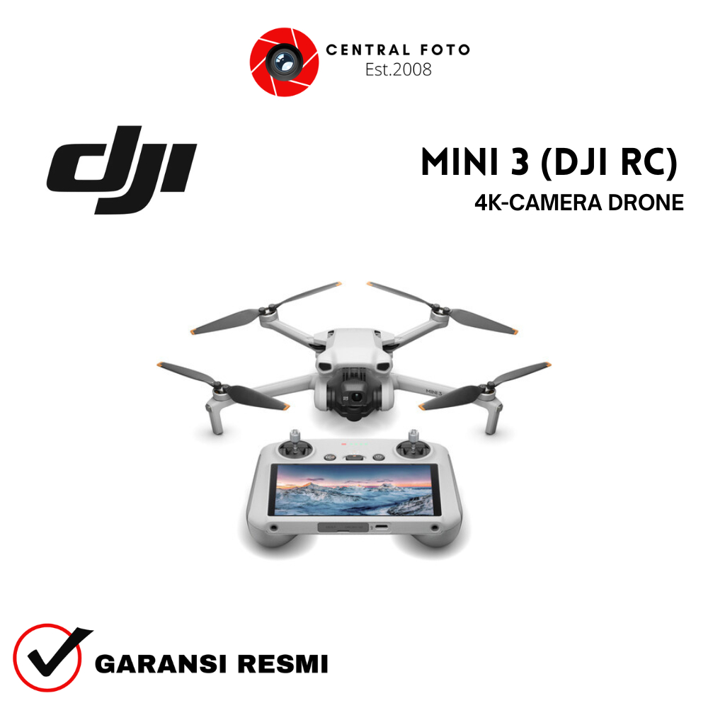 DJI Mini 3 DJI RC Drone 4K 48MP Camera Drone GARANSI RESMI
