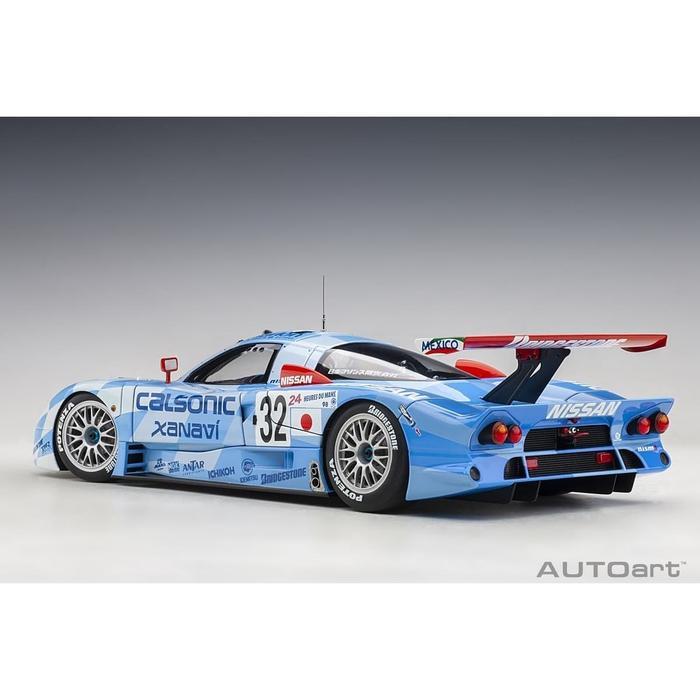 1/18 AUTOart NISSAN R390 GT1 Le Mans LEMANS 1998 K.HOSHINO, A.SUZUKI, M.KAGEYAMA #32 Diecast Car Mod