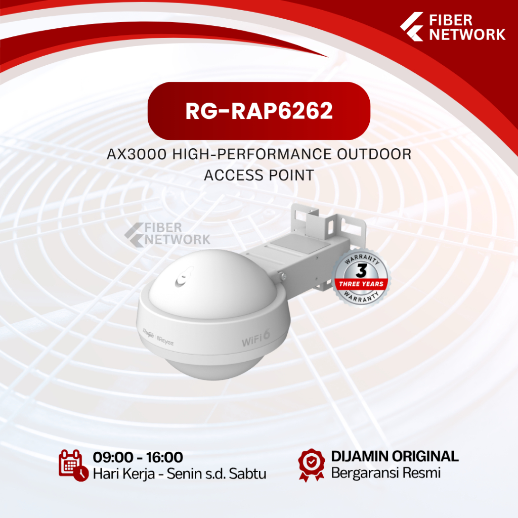 Ruijie Reyee RG-RAP6262 Wi-Fi 6 AX3000 Outdoor Omni Access Point RUIJIE