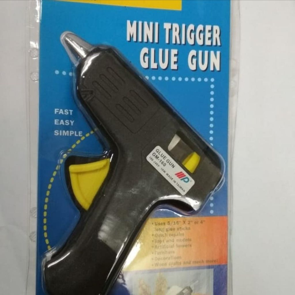 Alat lem tembak kecil 10 watt Mini trigger glue gun GM-160 Original