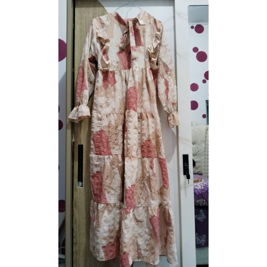 midi dress, tp jd gamis bagi yg pendek