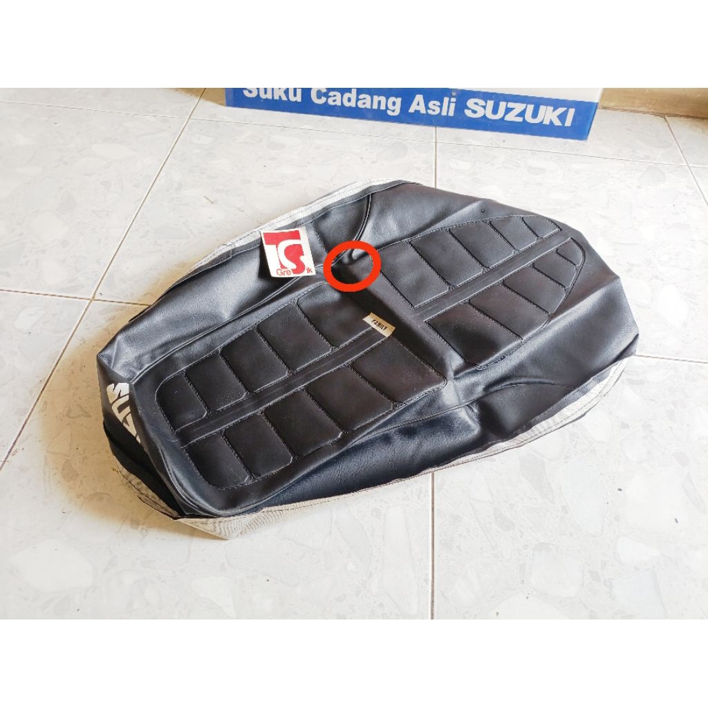 Cover Kulit Jok Suzuki FR Fr80 Family Tutup Jok Sadel Fr80 NOS