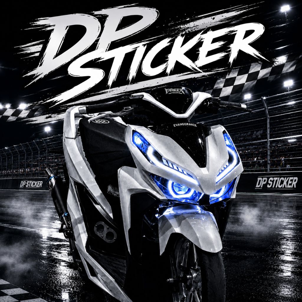 stiker skotlet maxdecal silver glossy