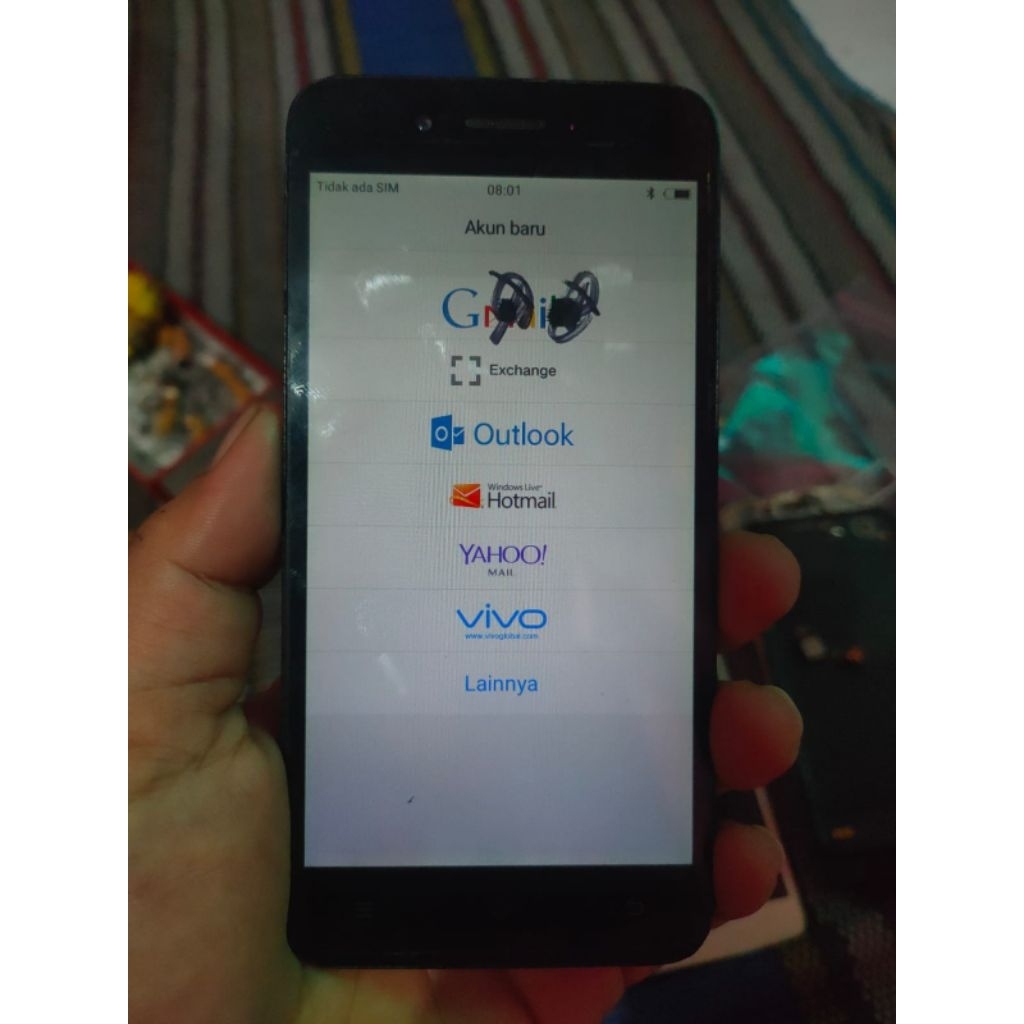 lcd Vivo y53 minus bercak dikit seperti di Poto....sentuh normal