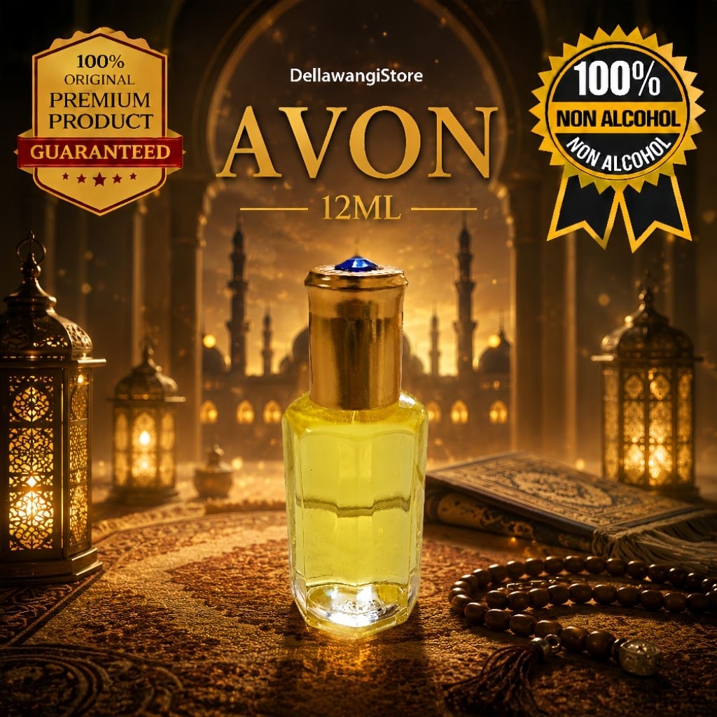 Avon - Minyak Wangi Avon Original Murni Asli Tanpa Campuran Non Alkohol Parfum Sholat Dellawangistor