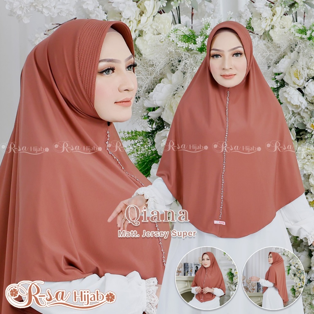 Hijab R-Sa Bergo - Jilbab Bergo Jersey - R-Sa Qiana