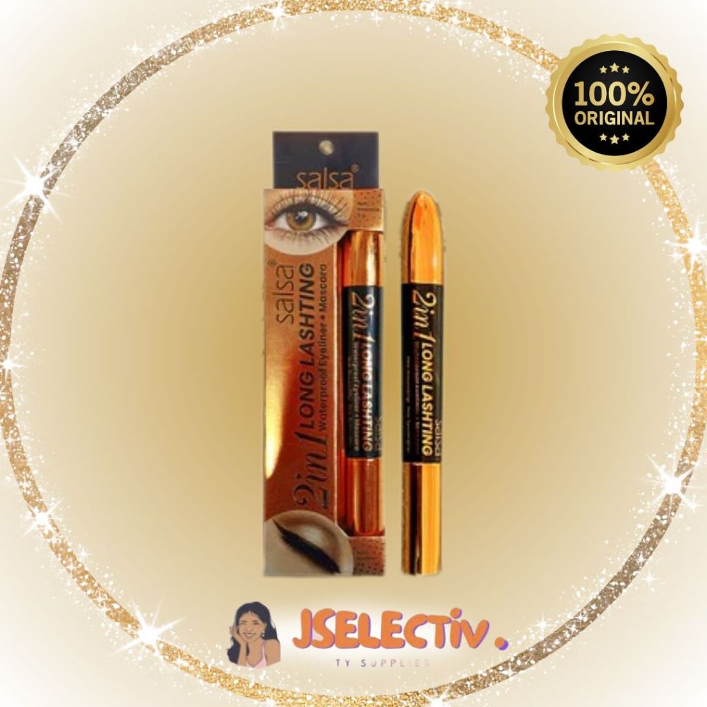 SALSA MASCARA - Waterproof // JSELECTIV X JHON KOSMETIK // Maskara SALSA - ORI️ BPOM COD