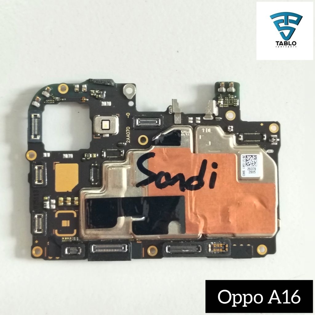 mesin Oppo a16 hidup ada sandi minus bengkok