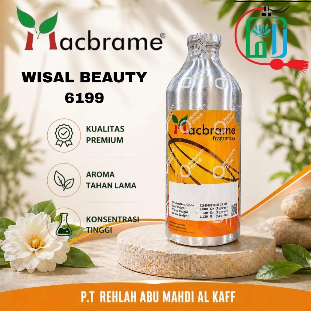 Macbrame - WISAL BEAUTY | Bibit parfume murni segel pabrik kemasan 500 ML/1 KG - Ajmal Wesal