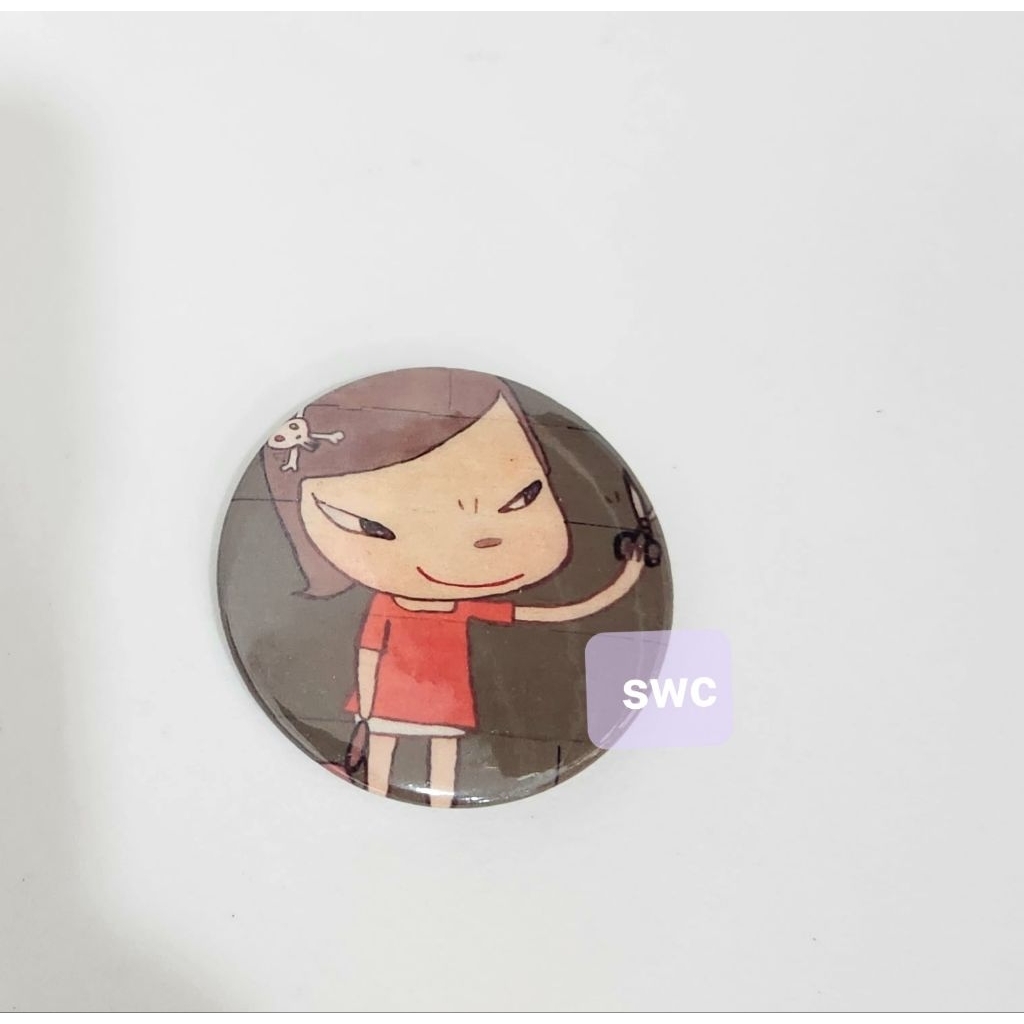 pin yoshitomo nara art/pins yoshitomo nara/bahan diy/pin diy