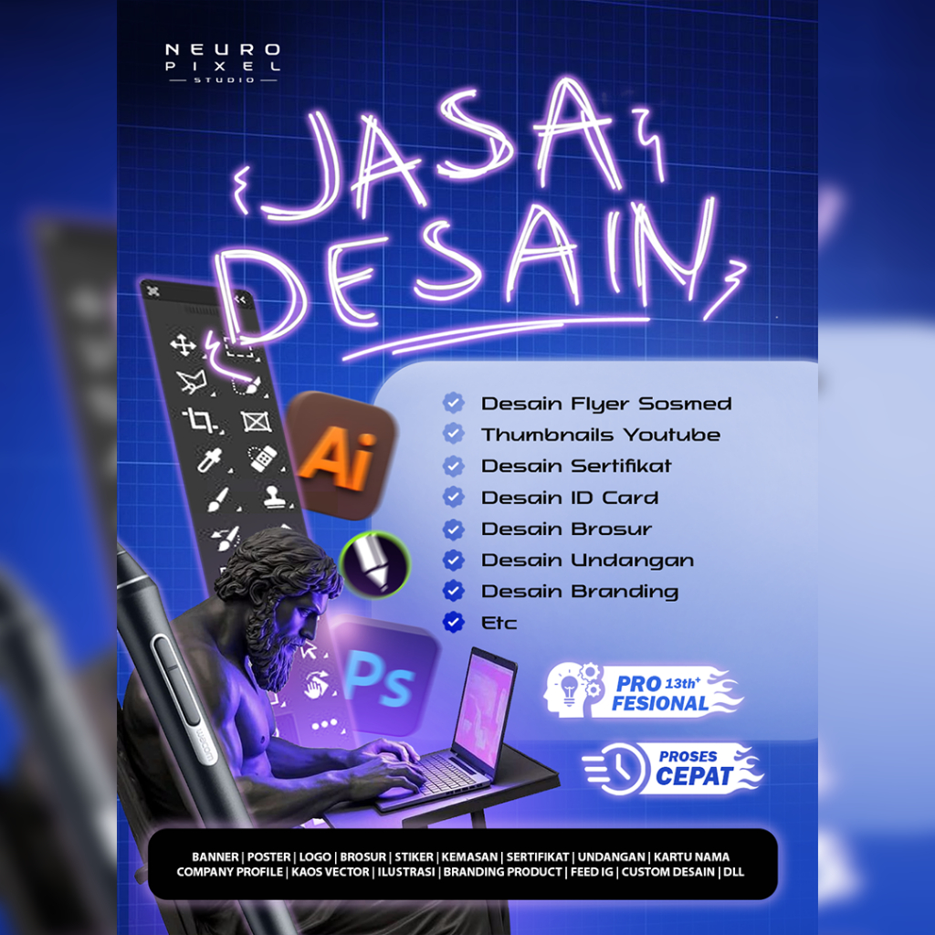 Jasa Desain Profesional | Branding & Logo Murah Berkualitas | Elegan & Eksklusif