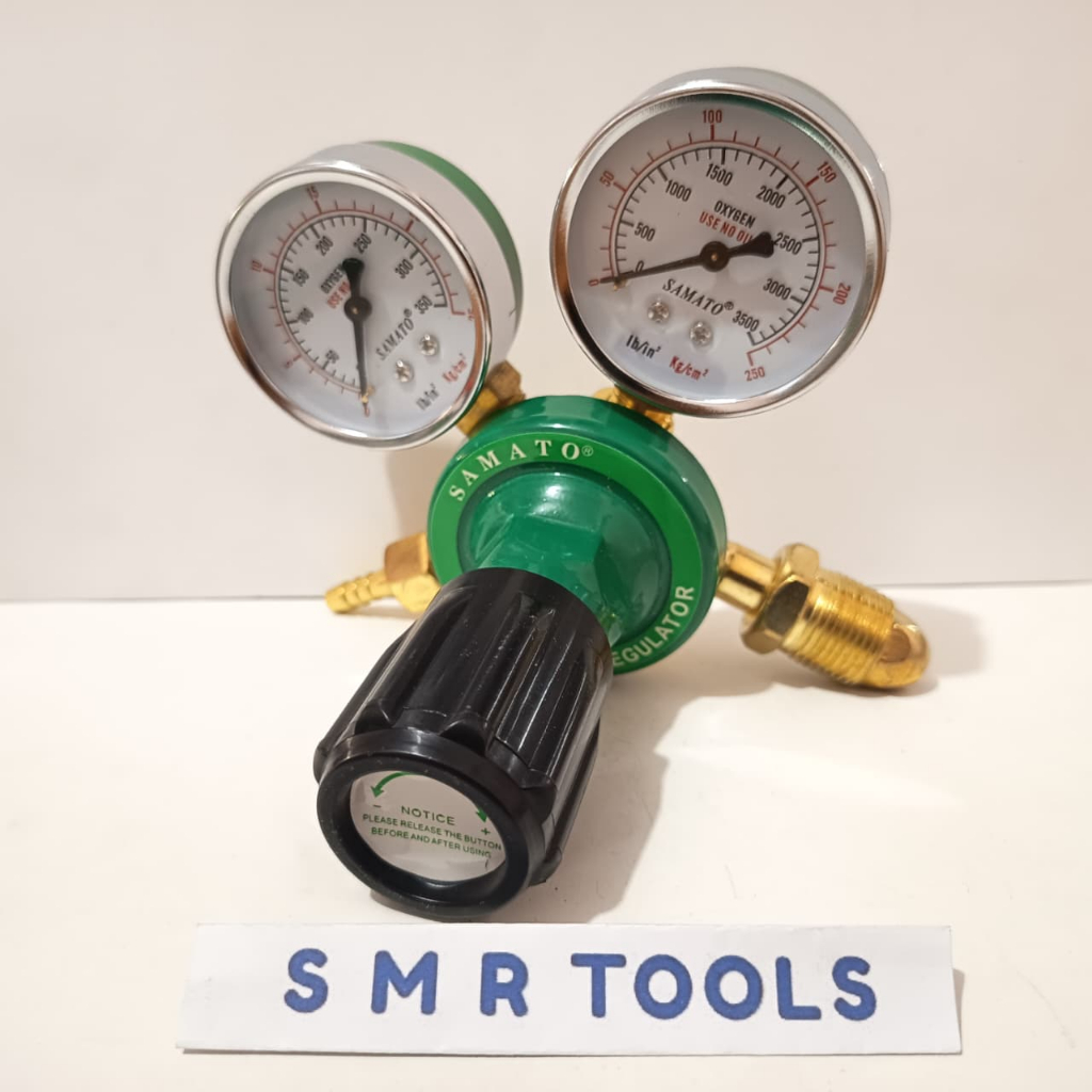 SAMATO Oxygen Regulator OR-80 O2 / Regulator Las Oksigen Tabung Potong Besi High Pressure