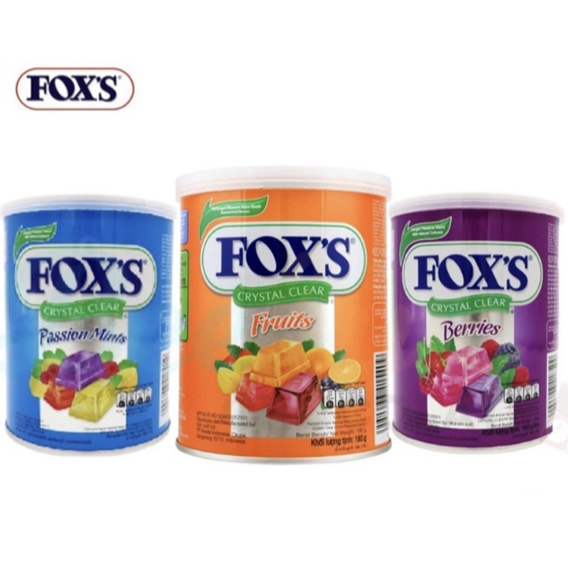 Permen Foxs Crystal Kaleng / Permen Fox Kaleng