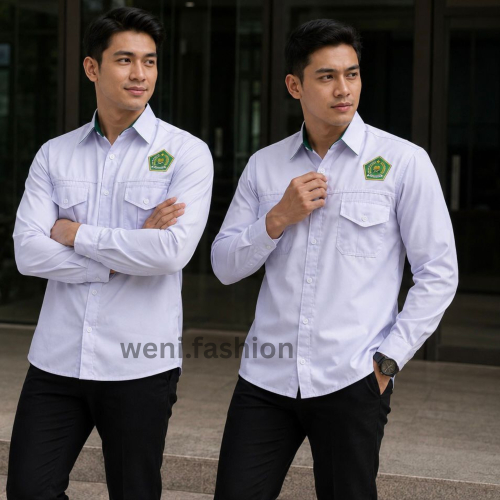 Kemeja Dinas Kemenag Putih Seragam Kemenag Pria dan Wanita Terbaru Baju Dinas Kemenag 2025